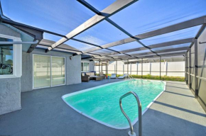 Port Richey Getaway with Lanai, Pool and Grill!